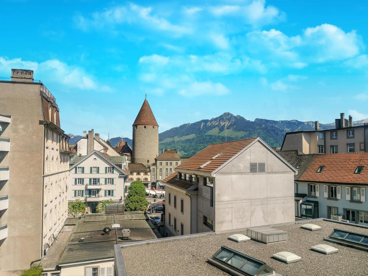 Hotel Des Alpes Bulle Center エクステリア 写真